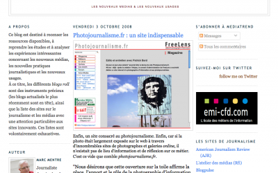 Le nouveau journalisme a son blog