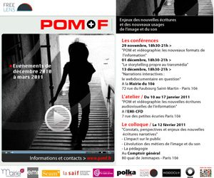 L’Emi partenaire de « POM+F » organisée par Freelens