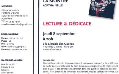 Lecture & dédicace des nouvelles gagnantes